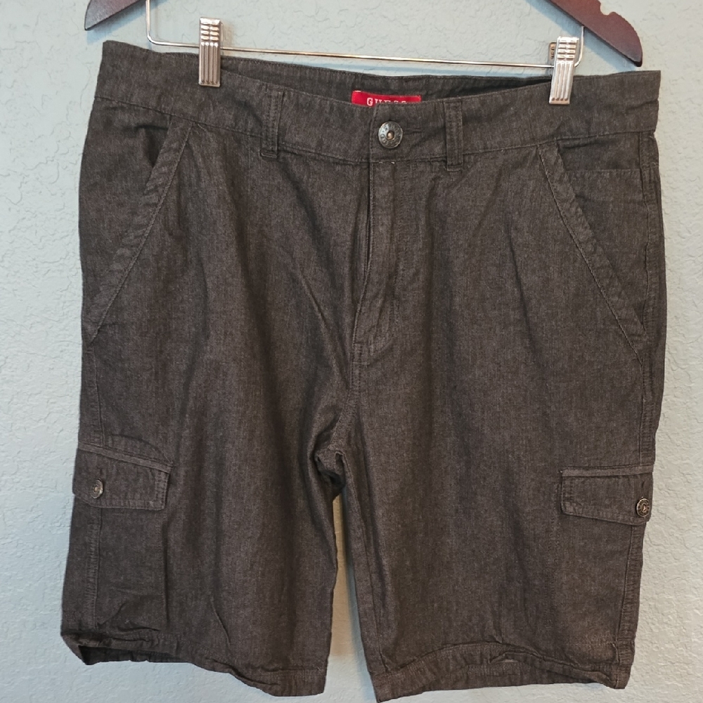 Guess Charcoal Flat Front Shorts